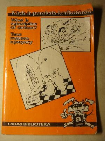 Kāds ir paraksts karikatūrai?