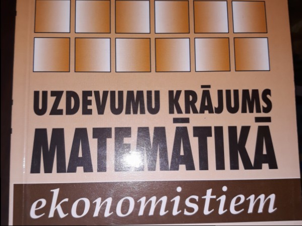 Uzdevumu krājums matemātikā ekonomistiem