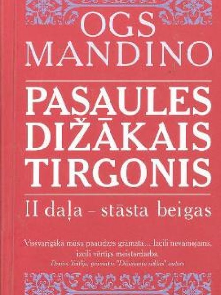 Pasaules dižākais tirgonis II