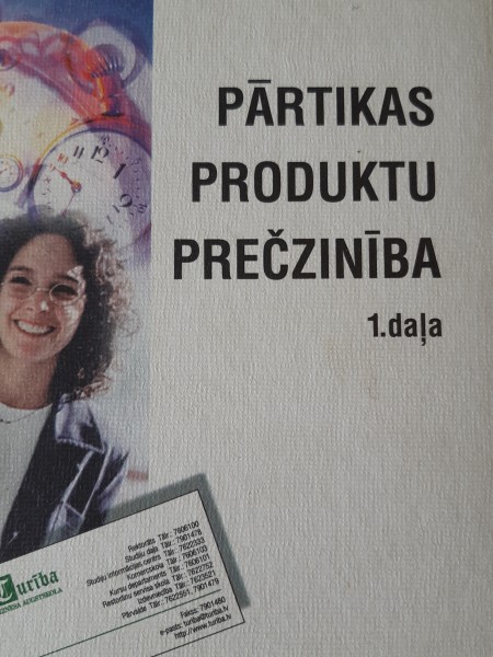Pārtikas produktu prečzinība 1. daļa