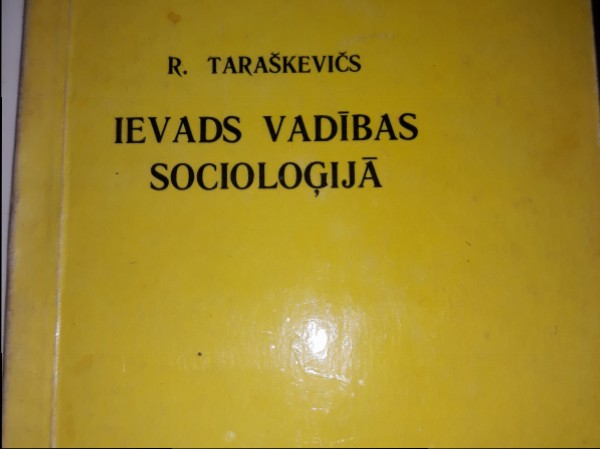 Ievads vadības socioloģijā