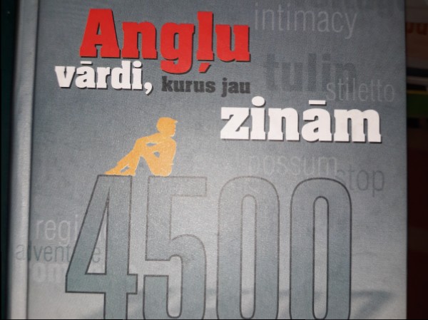 4500 angļu vārdi, kurus jau zinām