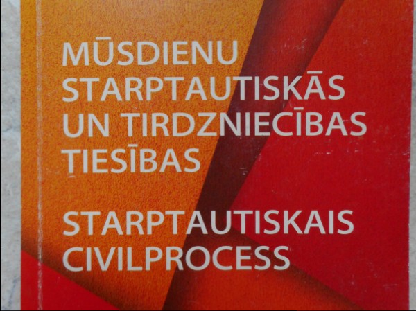 Mūsdienu starptautiskās un tirdzniecības tiesības