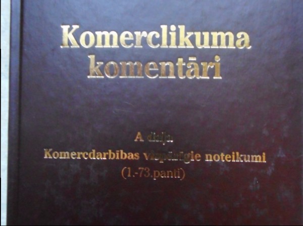 Komerclikuma komentāri A daļa