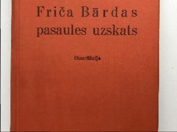 Friča Bārdas pasaules uzskats