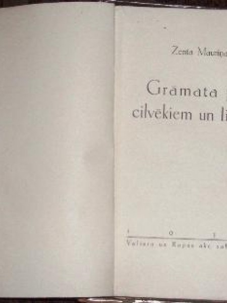 Grāmata par cilvēkiem un lietām