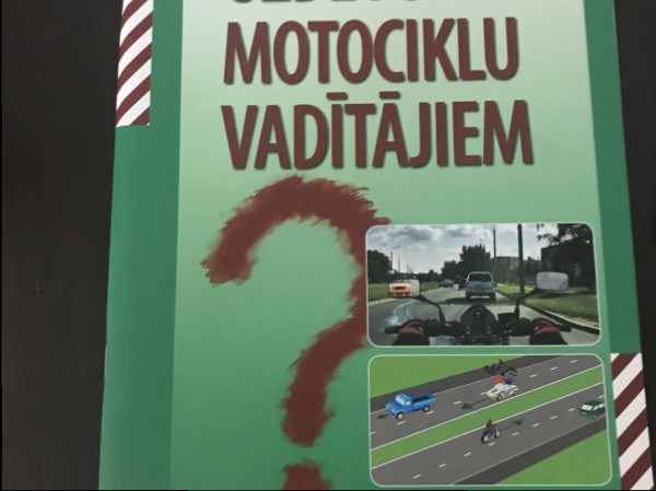 Tematiskie uzdevumi motociklu vadītājiem