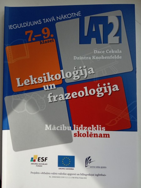 Leksikoloģija un frazeoloģija 7.-9.klasei