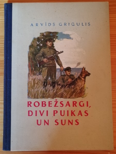 Robežsargi, divi puikas un suns