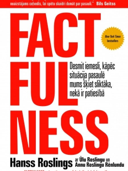 FACTFULNESS. Desmit iemesli, kāpēc situācija pasaulē mums šķiet sliktāka, nekā ir patiesībā