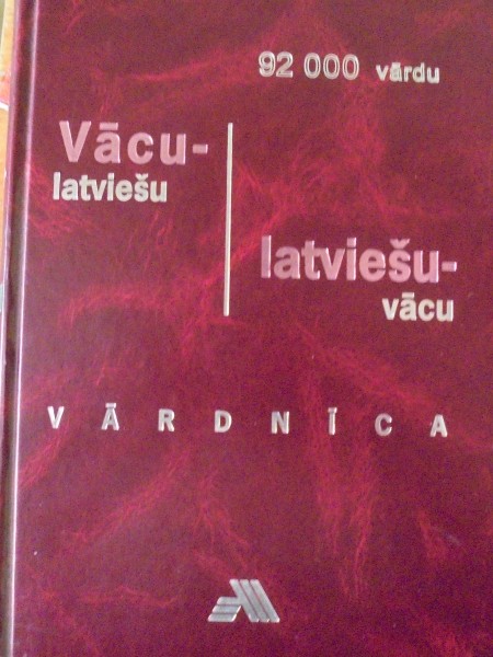 vācu-latviešu/latviešu-vācu vārdnīca