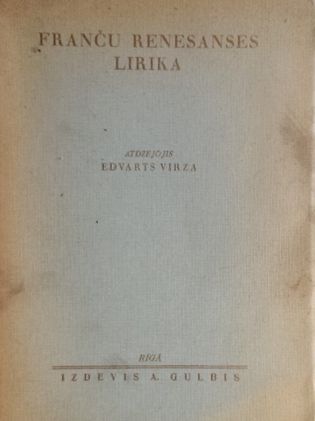 Franču renesanses lirika