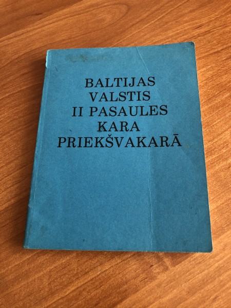 Baltijas valstis 2.Pasaules kara priekšvakarā