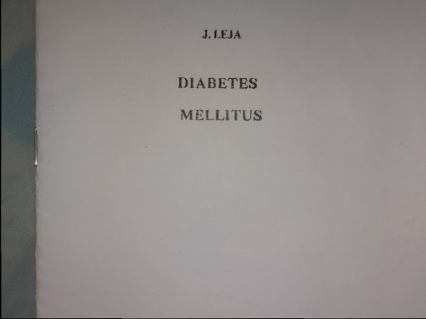 Diabetes mellitus