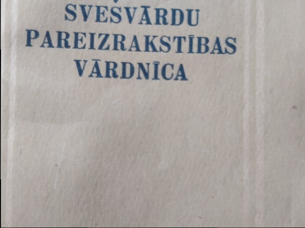 Svešvārdu pareizrakstības vārdnīca