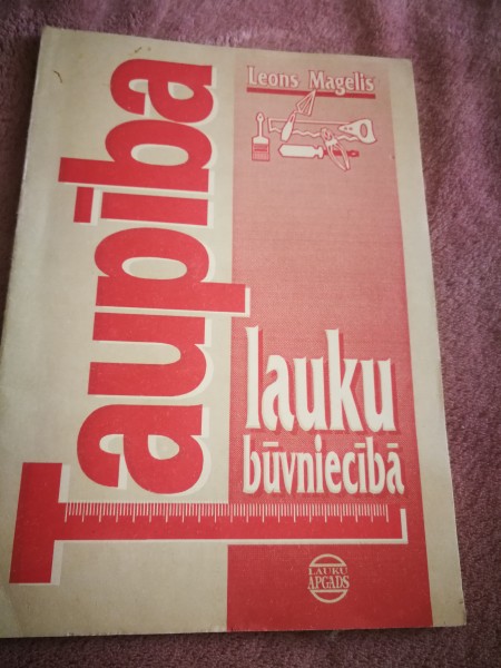 Taupība lauku būvniecībā