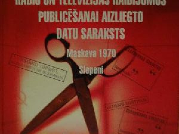 PSRS atklātajos iespieddarbos, radio un televīzijas raidījumos publicēšanai aizliegto datu saraksts
