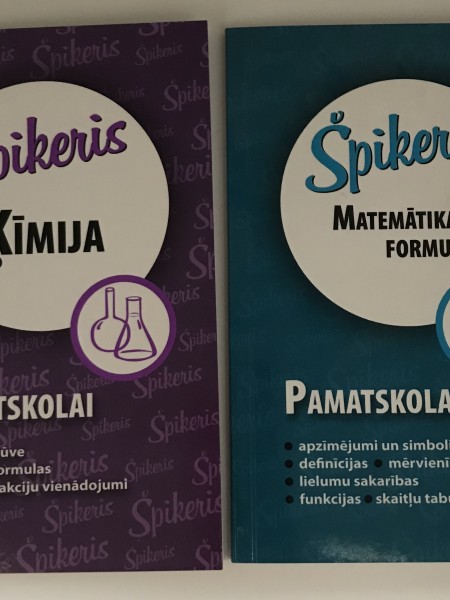Špikeris pamatskolai (ķīmija+matemātika)