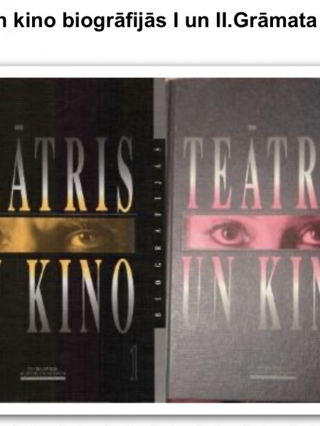Teātris un kino biogrāfijās (2. daļa)