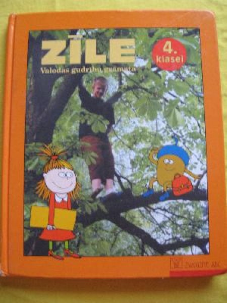 Zīle latviešu valoda 4. klasei valodas gudrību grāmata