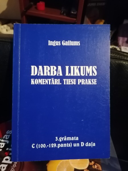 Darba likums. Komentāri. Tiesu prakse