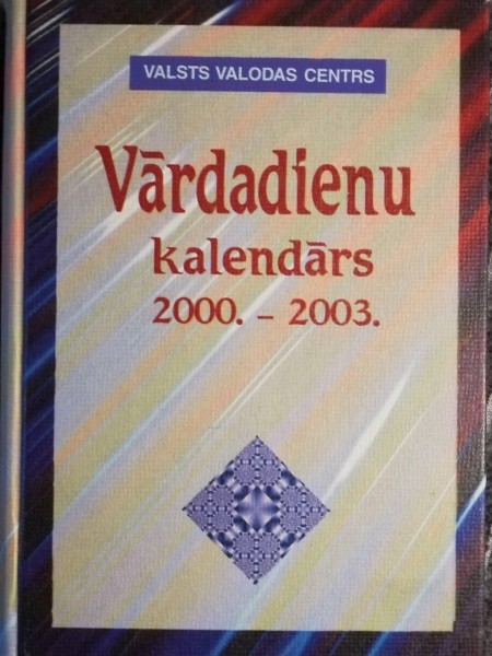 Vārdadienu kalendārs