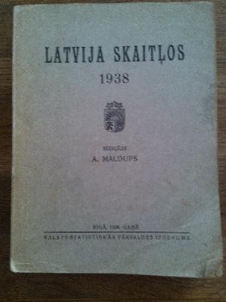 Latvija skaitļos. 1938