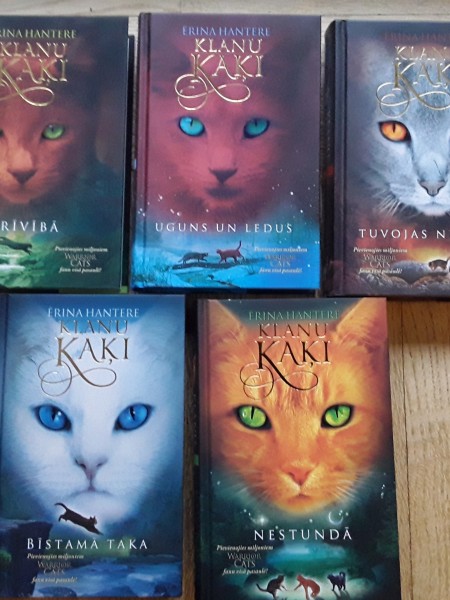 Klanu kaķi. 1., 2., 4., 5., 6.grāmata