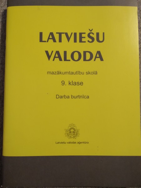 Latviešu valoda mazākum tautību skolā. Darba burtnīca 9.kl.