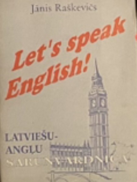 Let's speak English!