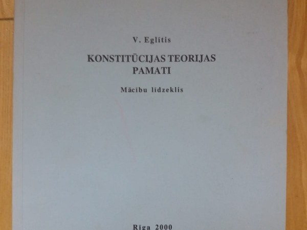 Konstitucionālās teorijas pamati