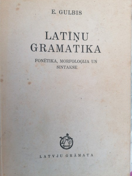 Latīņu gramatika