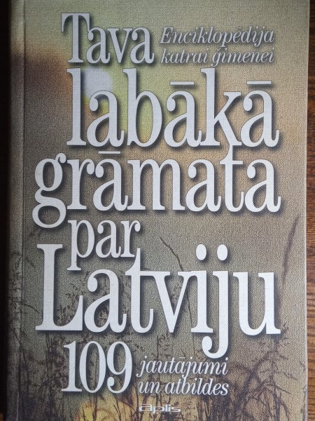 Tava labākā grāmata par Latviju 109
