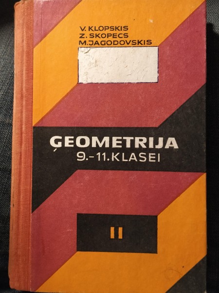 Ģeometrija 9.-11. klasei, 2. daļa