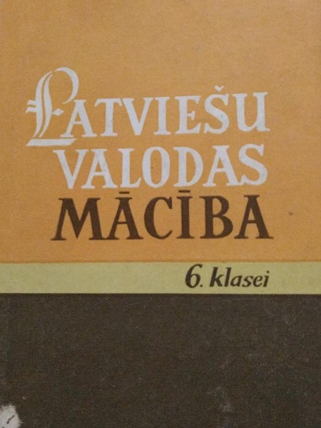 Latviešu valodas mācība 6. klasei