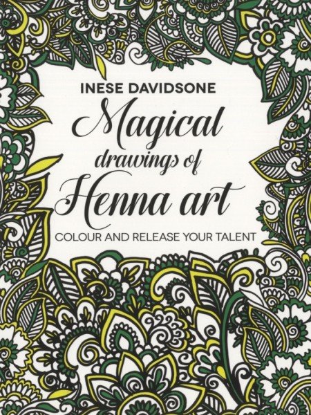 Magical drawings of henna art