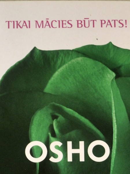 Tikai mācies būt pats!