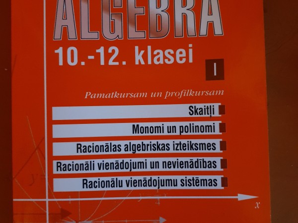 Algebra 10.-12. klasei 1.daļa