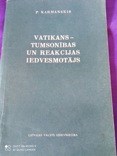 Vatikāns- tumsonības  un  reakcijas  iedvesmotājs