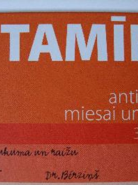 Vitamīni, antistresols miesai un garam