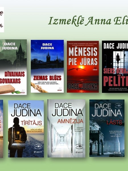 Detektīvromānu sērija - izmeklē Anna Elizabete
