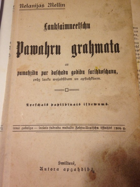 Lauksaimnieču pavāru grāmata ar pamācību par dažādu godību sarīkošanu pēc ļaužu vajadzībām un apstāk