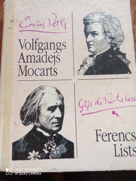 Volfgangs Amadejs Mocarts. F. Lists