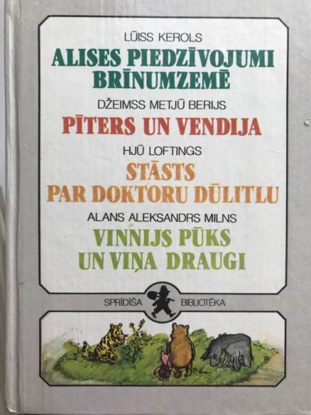 Alises piedzīvojumi brīnumzemē. Pīters un Vendija. Stāsts par doktoru Dūlitlu. Vinnijs Pūks un viņa 