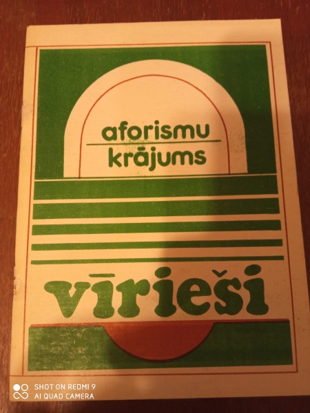 Vīrieši. Aforismu krājums