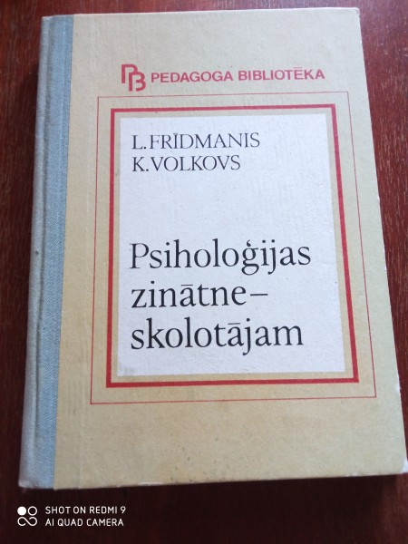 Psiholoģijas zinātne skolotājam