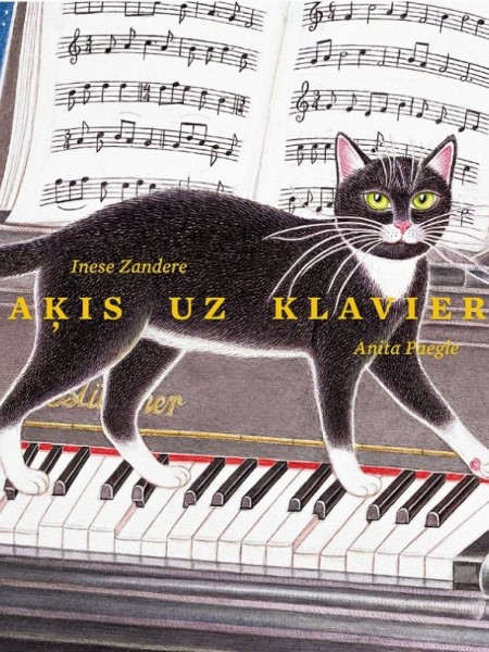 Kaķis uz klavierēm
