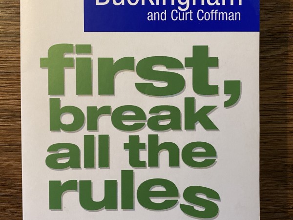 First, break all the rules