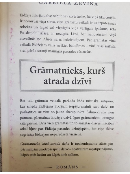 Grāmatnieks, kurš atrada dzīvi