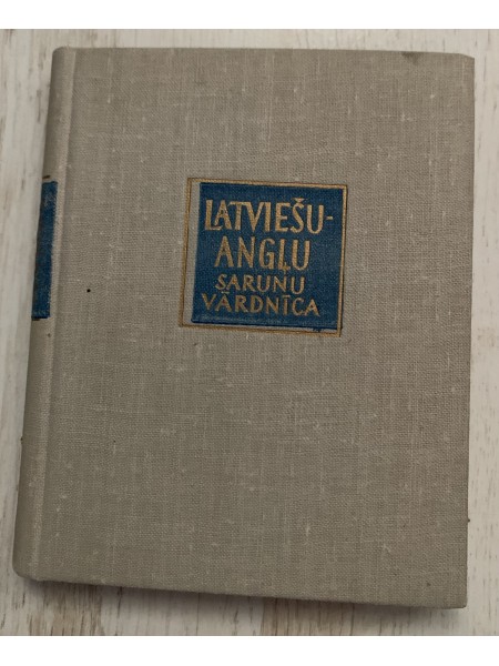 Latviešu-angļu sarunu vārdnīca
